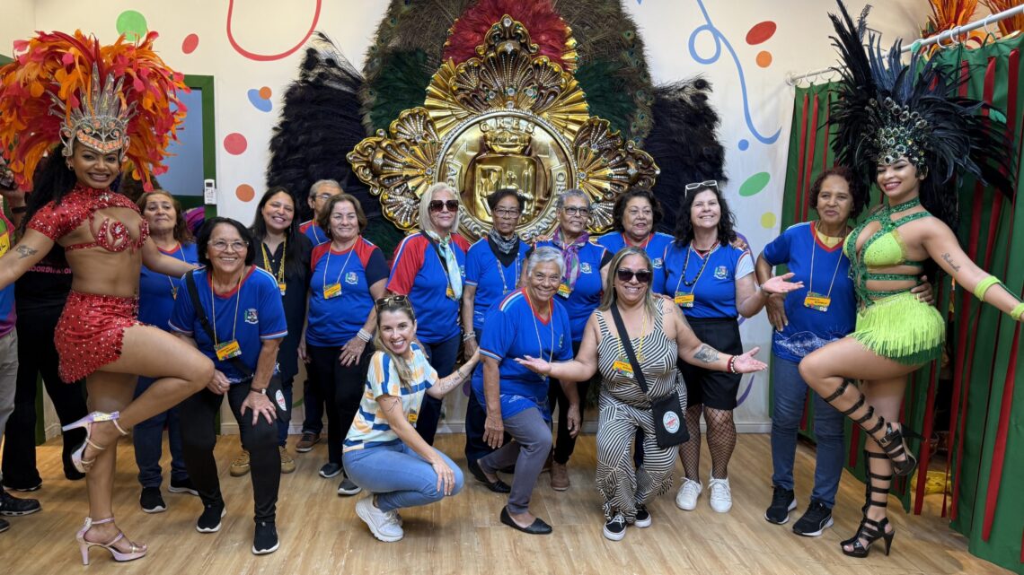 Maricá promove dia de alegria e cultura para Escola de Idosos na Cidade do Samba