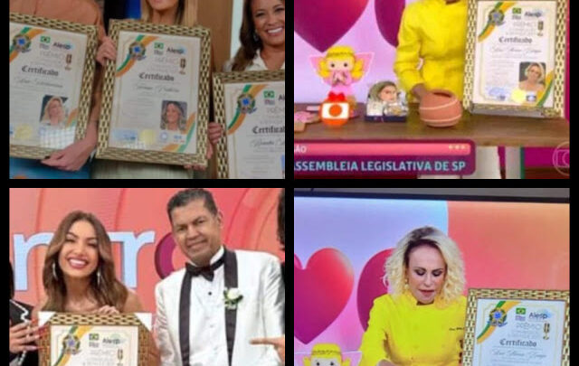 A premiação de várias personalidades do Prêmio Comunicação e Destaque é apresentado pela Renata Top Show