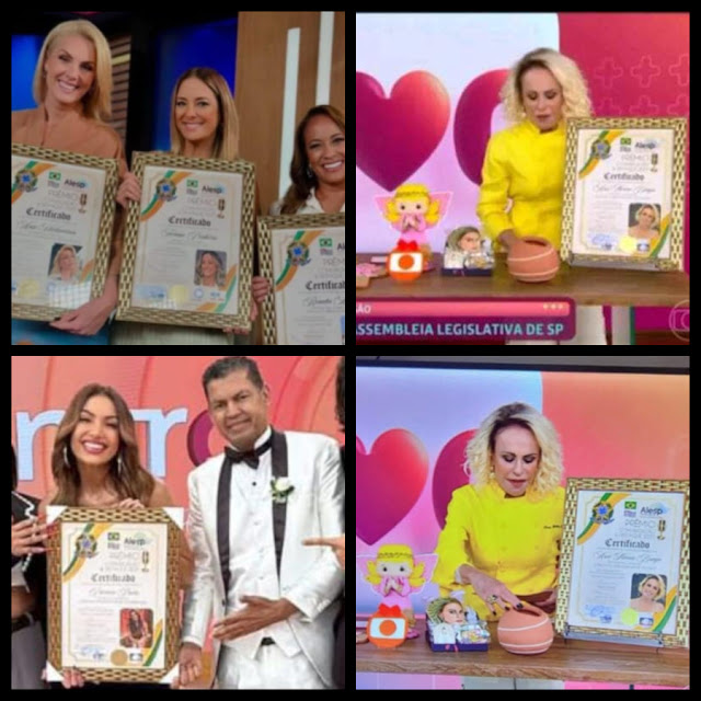 A premiação de várias personalidades do Prêmio Comunicação e Destaque é apresentado pela Renata Top Show