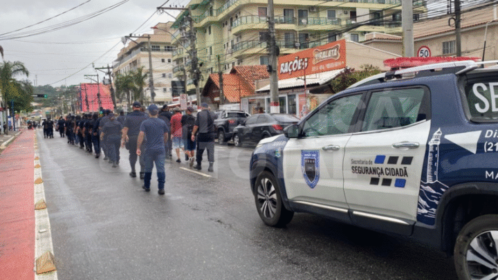 Maricá se despede de Moretti, ex-comandante da Guarda Municipal, em cortejo emocionante