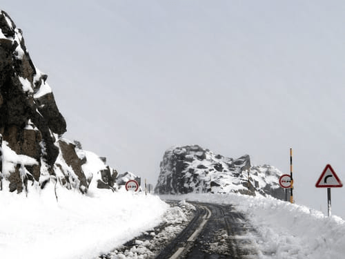 Porque fecham as estradas da Serra da Estrela quando neva?