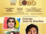 Cantor Príncipe Juan de Bourbon é atração musical na FEIJOADA DO LEÃO LOBO