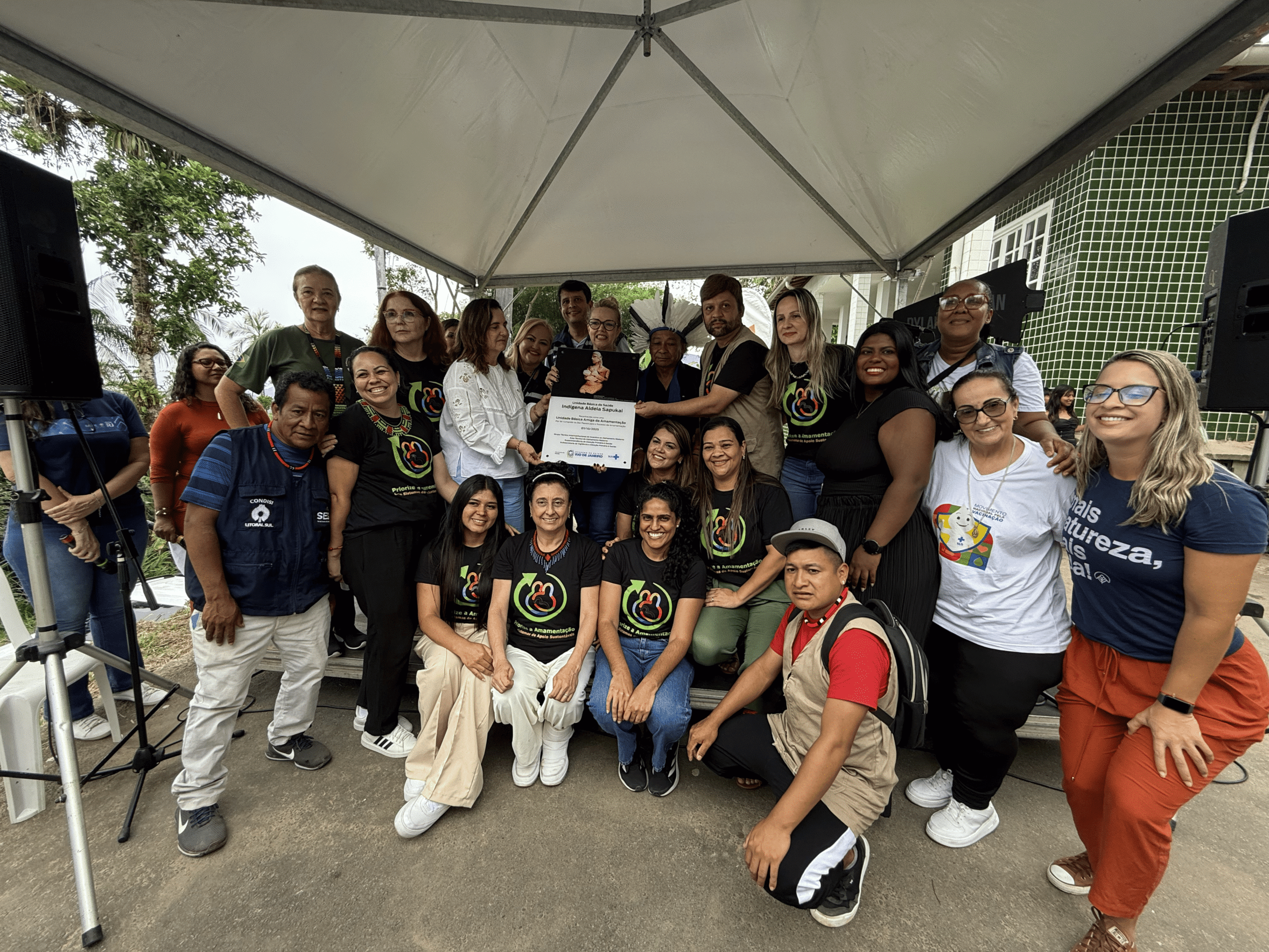 Secretaria de Estado de Saúde certifica primeira unidade médica do estado localizada em Aldeia indígena como “Amiga da Amamentação”