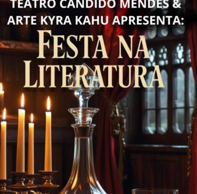 Festa na Literatura no teatro Cândido Mendes