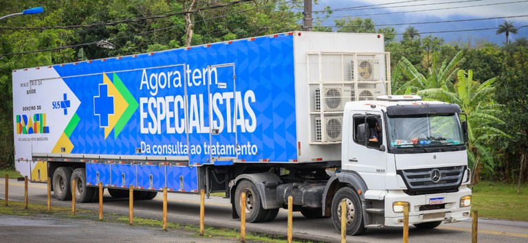 Carreta do programa Agora Tem Especialistas inicia atendimentos em Maricá nesta segunda-feira (16/03)
