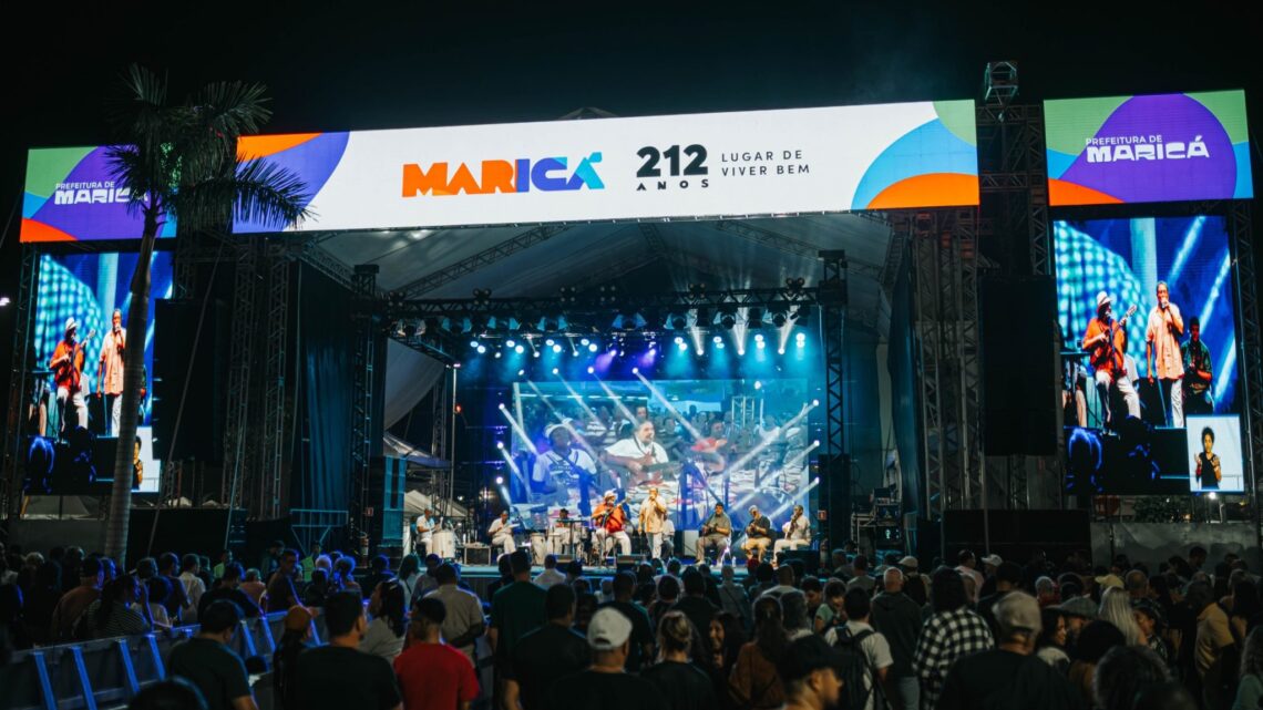 Maricá abre celebração dos 212 anos com samba de Moacyr Luz, Dudu Nobre e homenagem à Beth Carvalho