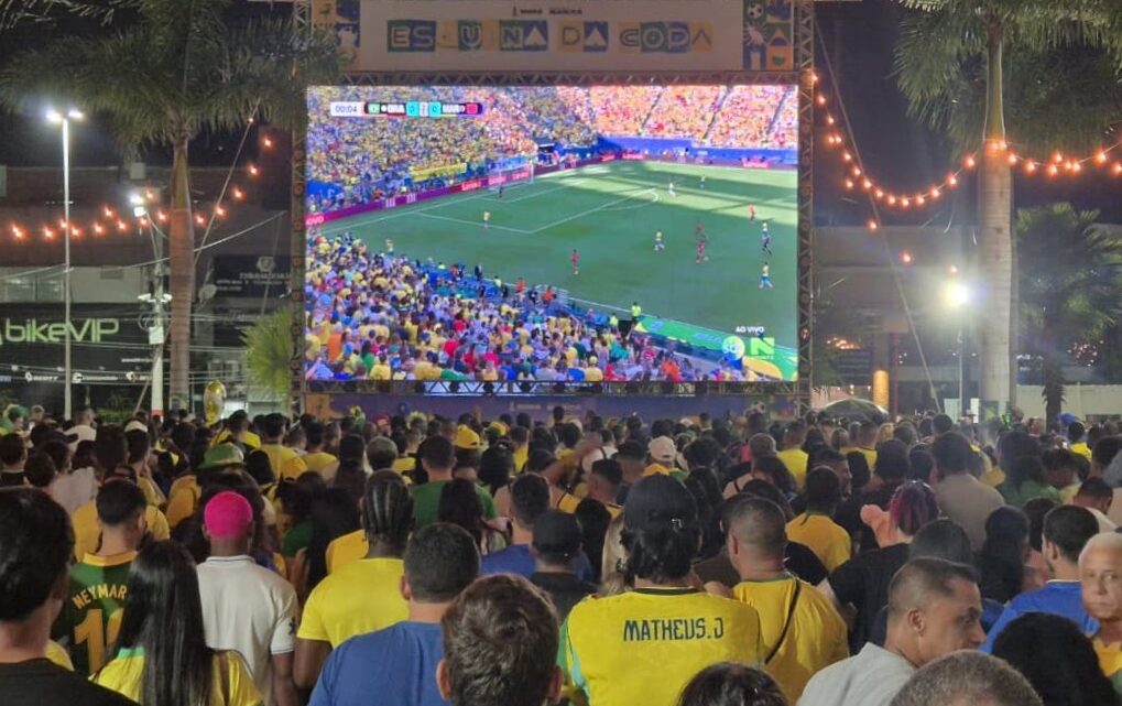 Maricá transmite jogo do Brasil com telões e shows gratuitos em toda a cidade nesta sexta-feira (19/06)