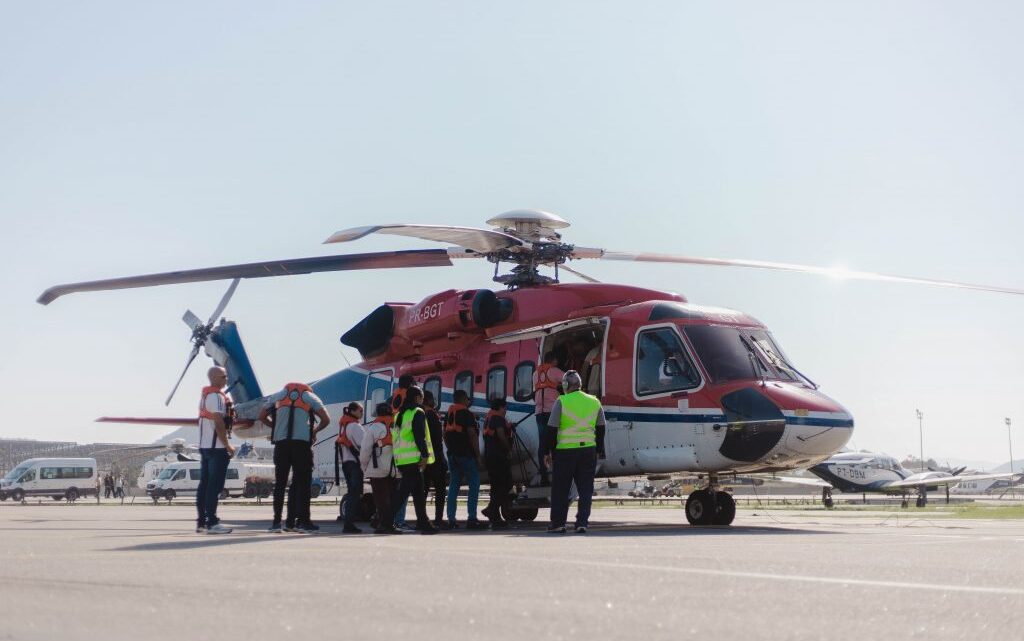 Aeroporto de Maricá registra crescimento de mais de 300% no transporte de trabalhadores para plataformas de petróleo