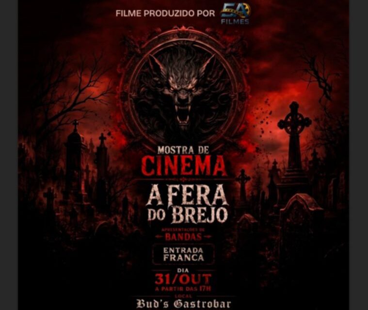 “A Fera do Brejo”, filme da H.Lobo e produzido pela 5A Filmes, em lançamento em Fortaleza