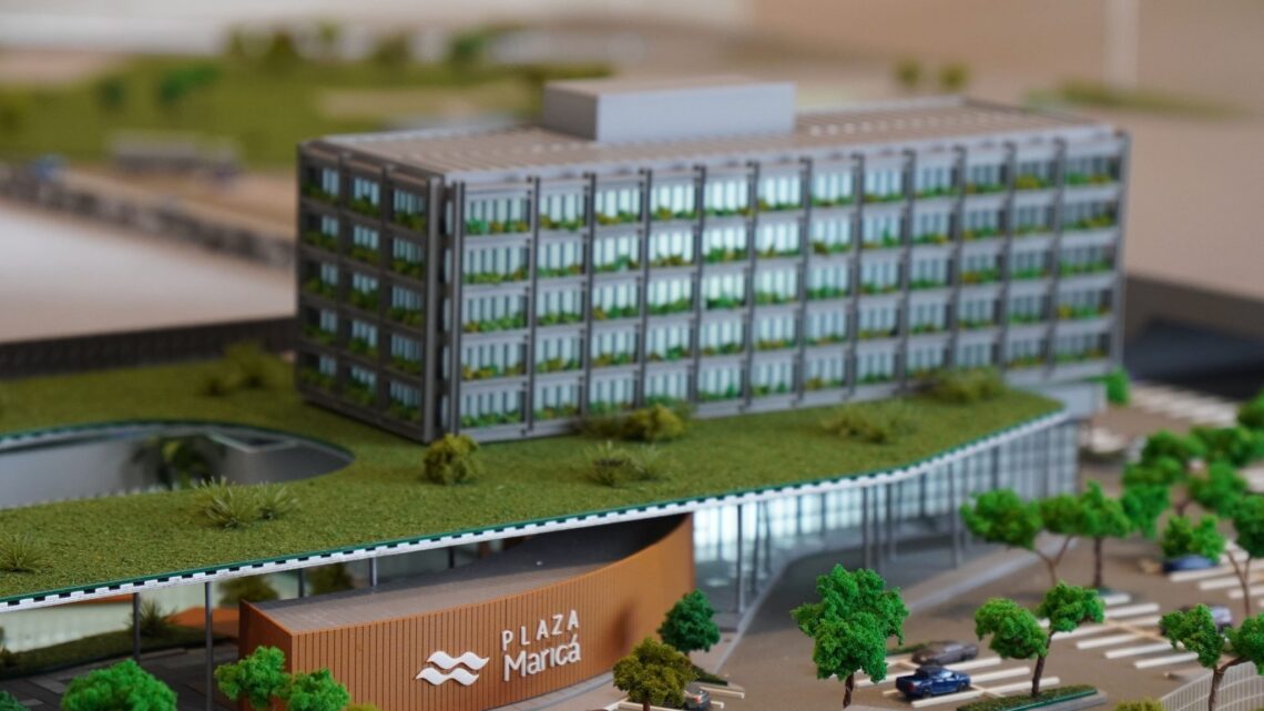 Plaza Maricá avança com início da terraplanagem e abre espaço de apresentação do projeto